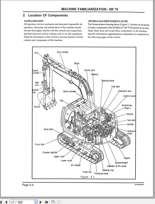 Kobelco Hydraulic Excavator SR Series Safety Manual 2