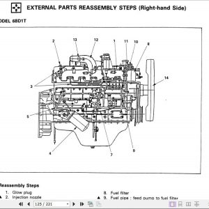 Kobelco K904 II K905LC II Isuzu Industrial Diesel Engine Service Manual 3