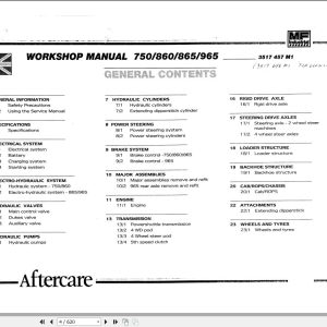Kobelco Loader Backhoe TLK750860 865 965 Service Manual 2 1