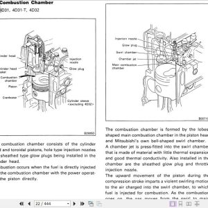 Kobelco Mitsubishi 4D3 4DR Diesel Engine For Industrial Use Service Manual 3