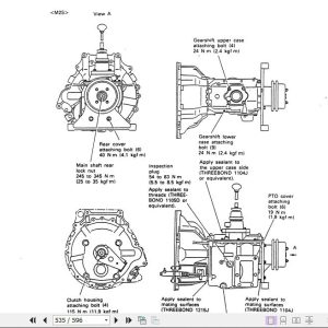 Kobelco Mitsubishi 4D3 DR Diesel Engine For Industrial Use Service Manual 4