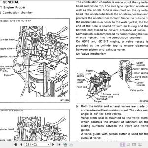 Kobelco Mitsubishi 6D1 Diesel Engine For Industrial Use Shop Manual 3