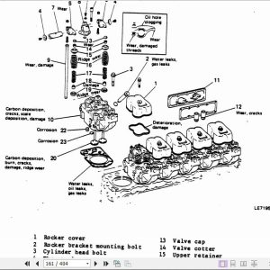 Kobelco Mitsubishi 6D2 Diesel Engine For Industrial Use Sevice Manual 3