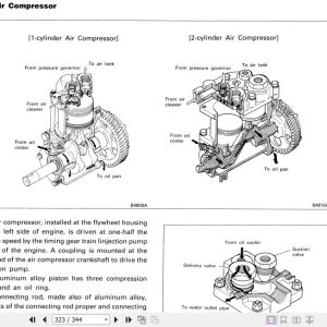 Kobelco Mitsubishi 6D2 T TC Diesel Engine Sevice Manual 4