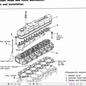 Kobelco Mitsubishi 6D3 K907LC II For industrial use Diesel Engine Sevice Manual 3
