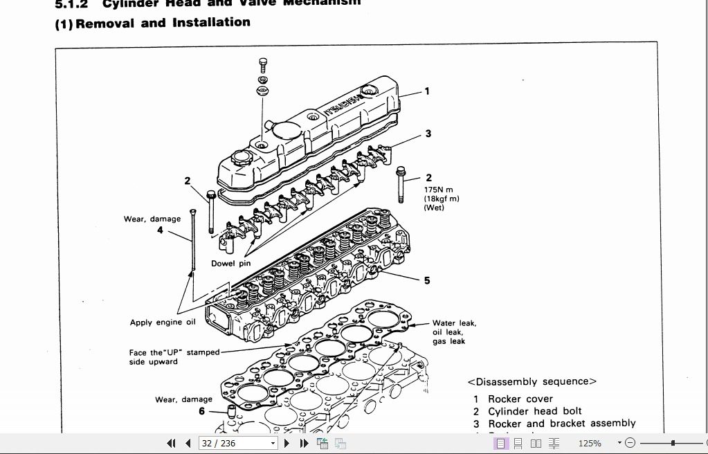Kobelco Mitsubishi 6D3 K907LC II For industrial use Diesel Engine Sevice Manual 3