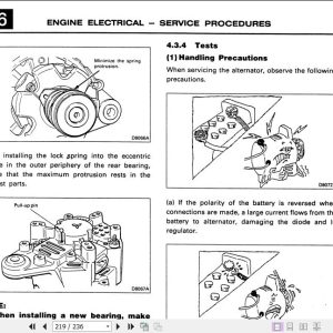 Kobelco Mitsubishi 6D3 K907LC II For industrial use Diesel Engine Sevice Manual 4