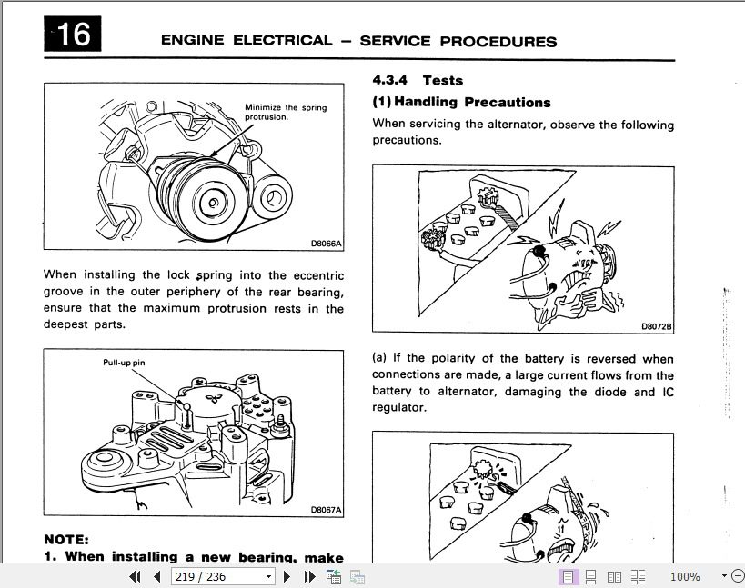 Kobelco Mitsubishi 6D3 K907LC II For industrial use Diesel Engine Sevice Manual 4