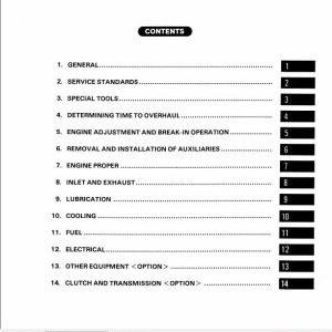 Kobelco Mitsubishi DR Diesel Engine For Industrial Use Shop Manual 2