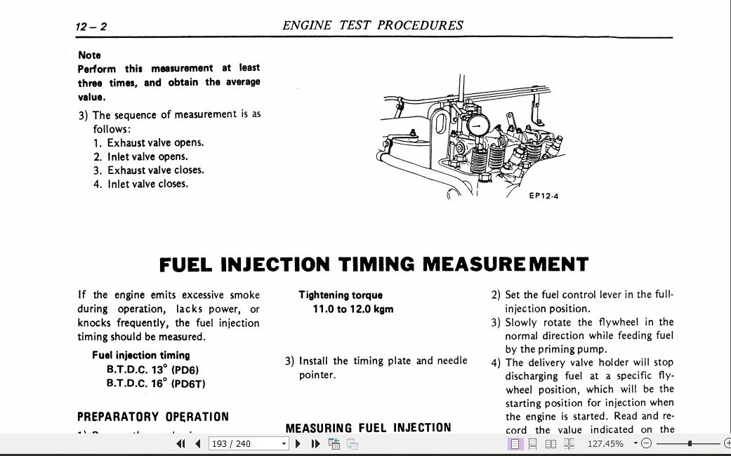 Kobelco Nissan PD6 and PD6T LK850 II Diesel Engine Service Manual 4