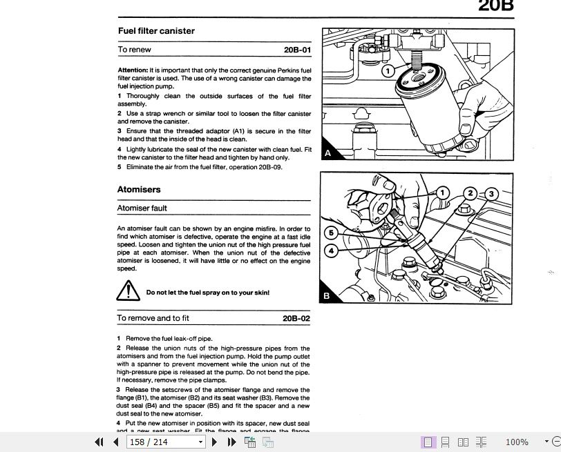 Kobelco Perkins Series Engine Phaser 1000 Series Diesel Engines Operators Manual 3