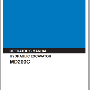 Kobelco Excavators Full Series Operator Manuals CD1 2 1