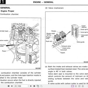 Kobelco Mitsubishi 6D1 Diesel Engine Sevice Manual 3