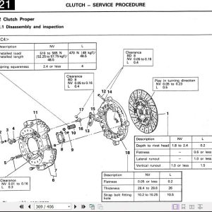 Kobelco Mitsubishi 6D1 Diesel Engine Sevice Manual 4