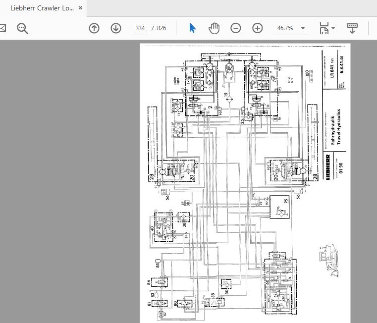 Liebherr Crawler Loader LR611 LR641 Service Manual 3