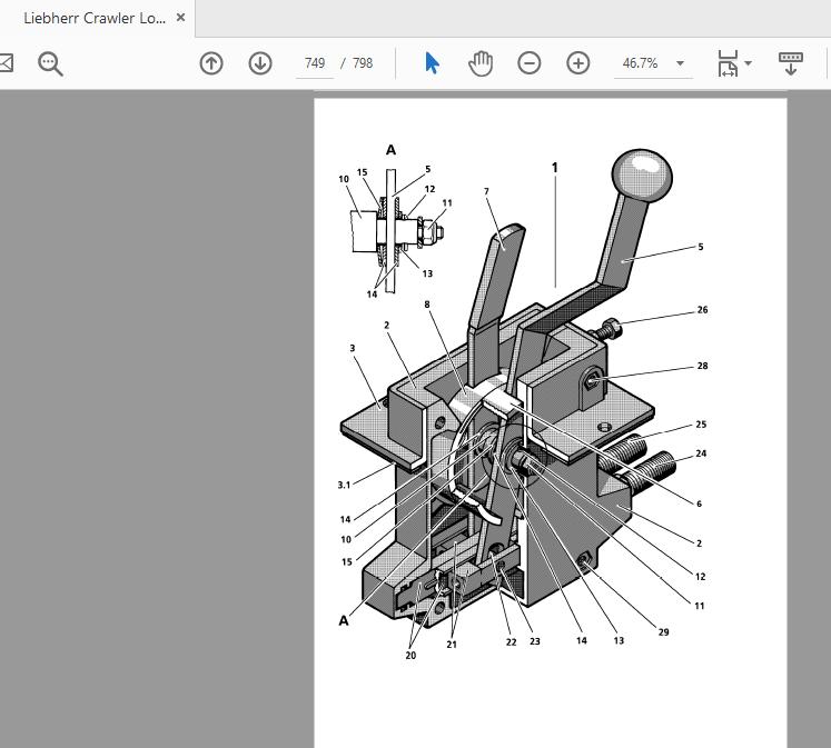Liebherr Crawler Loader LR622 LR632 Service Manual 3