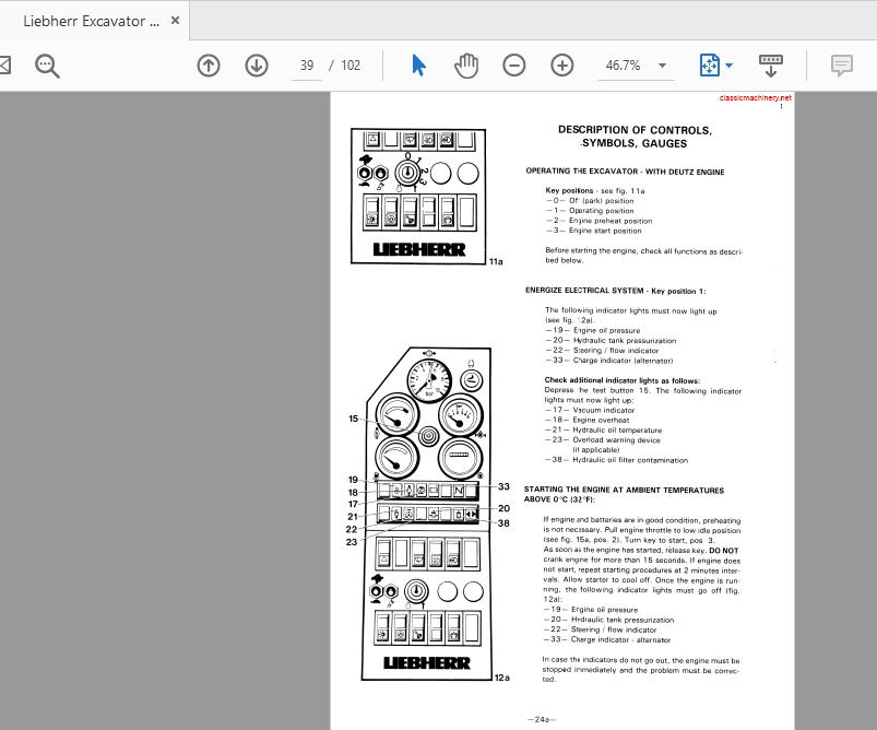 Liebherr Excavator A902 Operation and Maintenance Manual 3