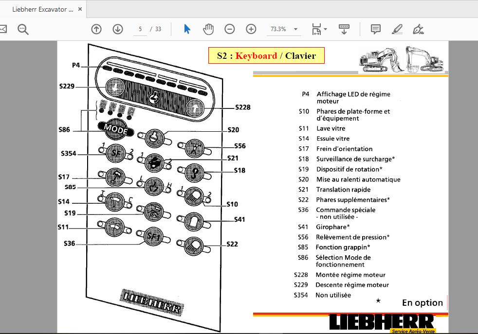 Liebherr Excavator R934B Electrical Circuit 2 1