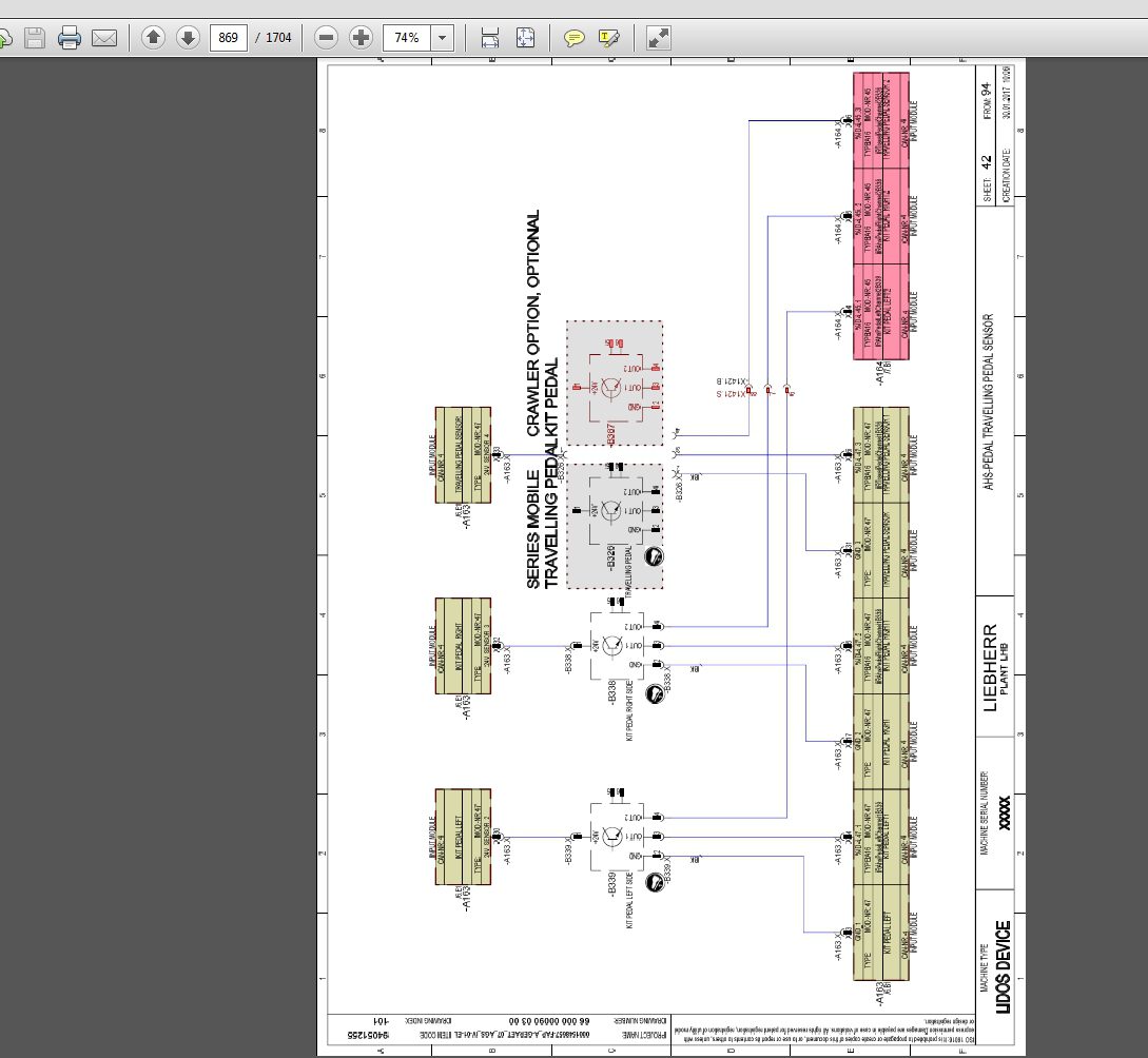 Liebherr Hydraulic Excavator LH 110M 1227 LH 110C 1228 Tier 4F Service Manual 12224829 3