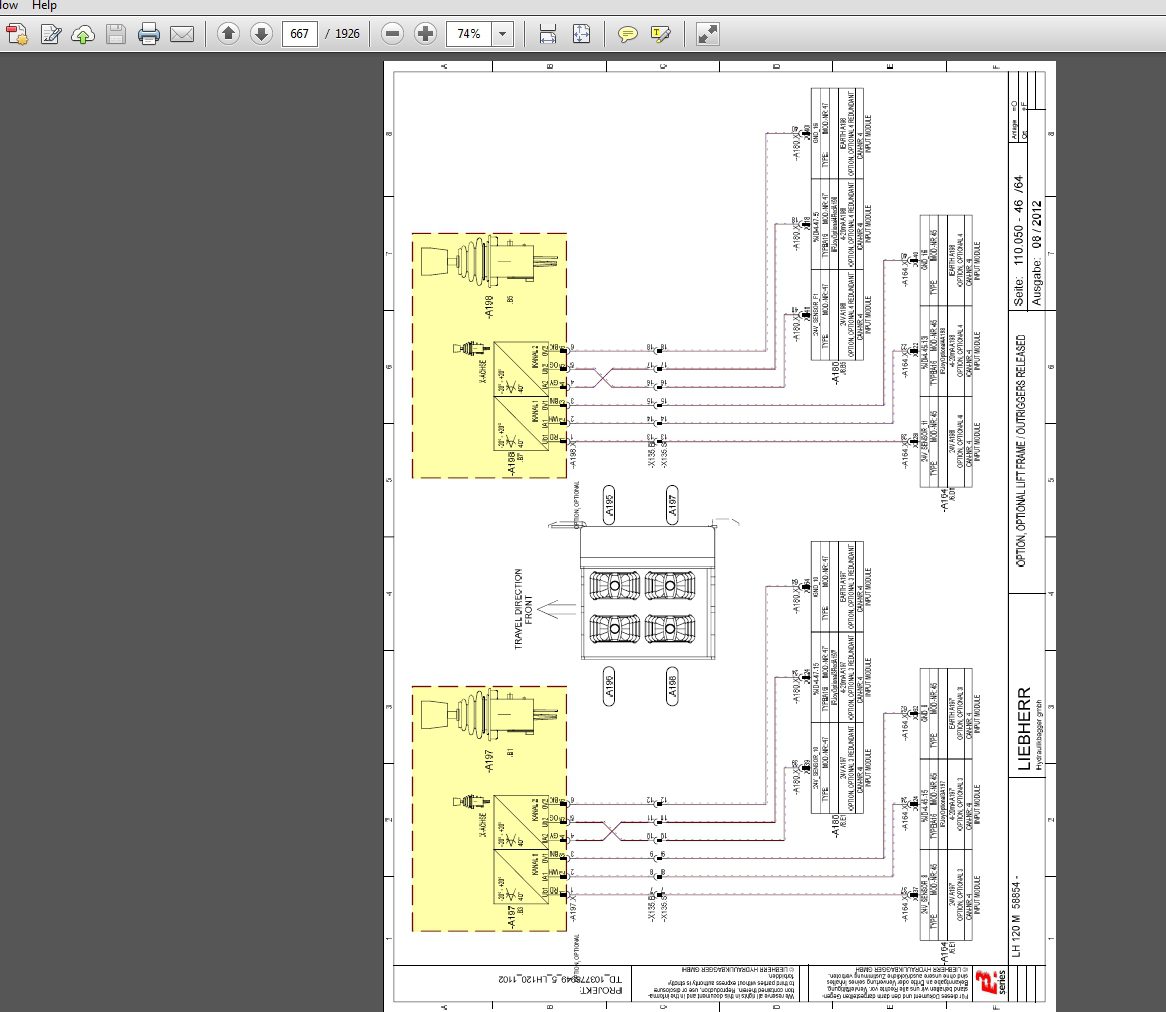 Liebherr Hydraulic Excavator LH 120M C Service Manual 11101175 3