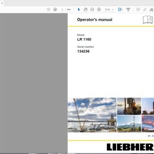 Liebherr LR 1160 134236 Operators Manual EN 1