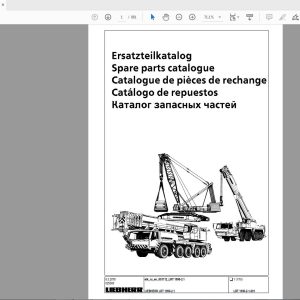 Liebherr LRT 1090 2.1 053712 Spare Parts Catalogue RU 1