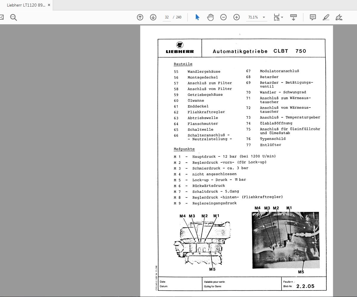 Liebherr LT 1120 899601108 Service Manual Deutsch 3