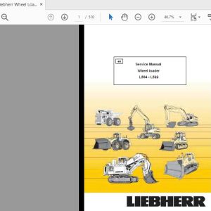 Liebherr Wheel Loader L504 L522 Service Manual 1