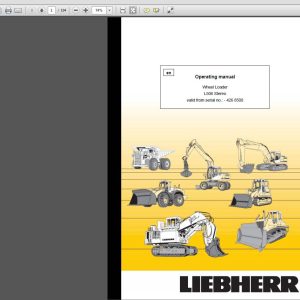 Liebherr Wheel Loader L506 Stereo 4268500 Operating Manual 06 2003 1