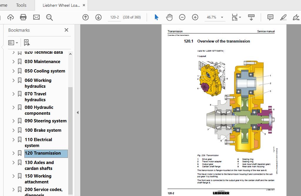 Liebherr Wheel Loader L506 1577 en Service Manual 4