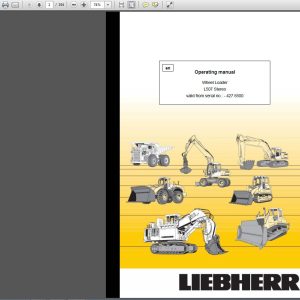 Liebherr Wheel Loader L507 Stereo 4278500 Operating Manual 06 2003 1