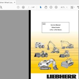 Liebherr Wheel Loader L512 L514 Stereo Service Manual 1