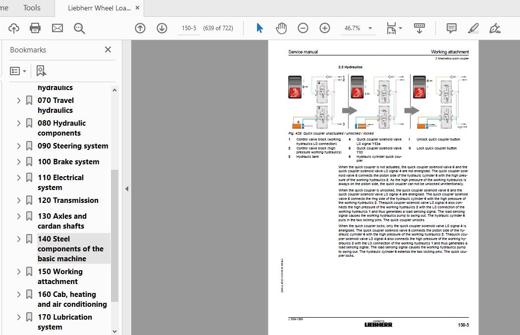Liebherr Wheel Loader L538 1268 en Service Manual 4