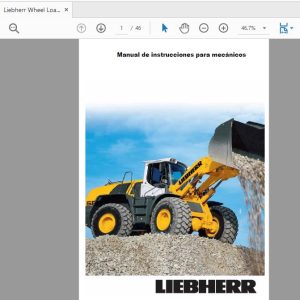 Liebherr Wheel Loader L566 L576 L580 14171 Electrical Hydraulic Schematic 1