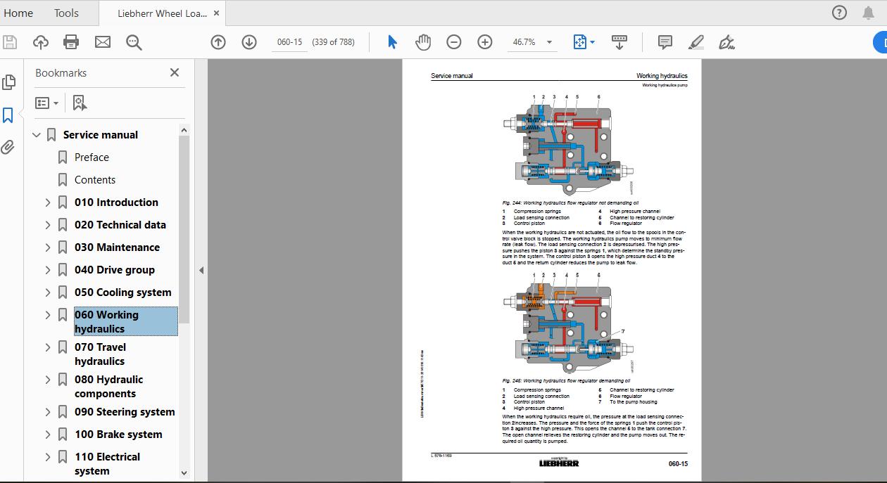 Liebherr Wheel Loader L576 1169 Service Manual 3