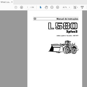 Liebherr Wheel Loader L580 2plus2 4587477 Operation Manual 1