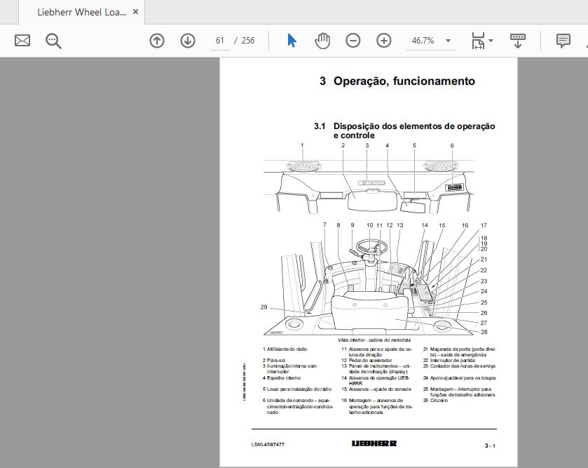 Liebherr Wheel Loader L580 2plus2 4587477 Operation Manual 3