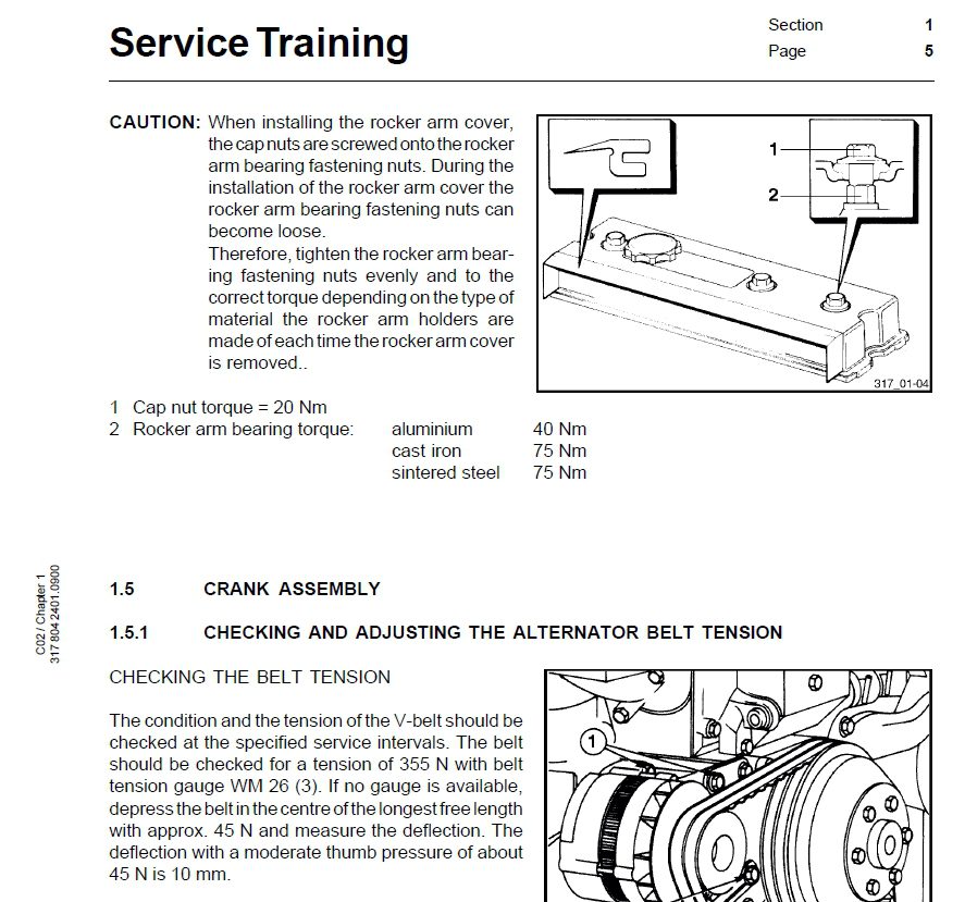 Linde IC Engined Truck C80 Series 317 Service Training 3