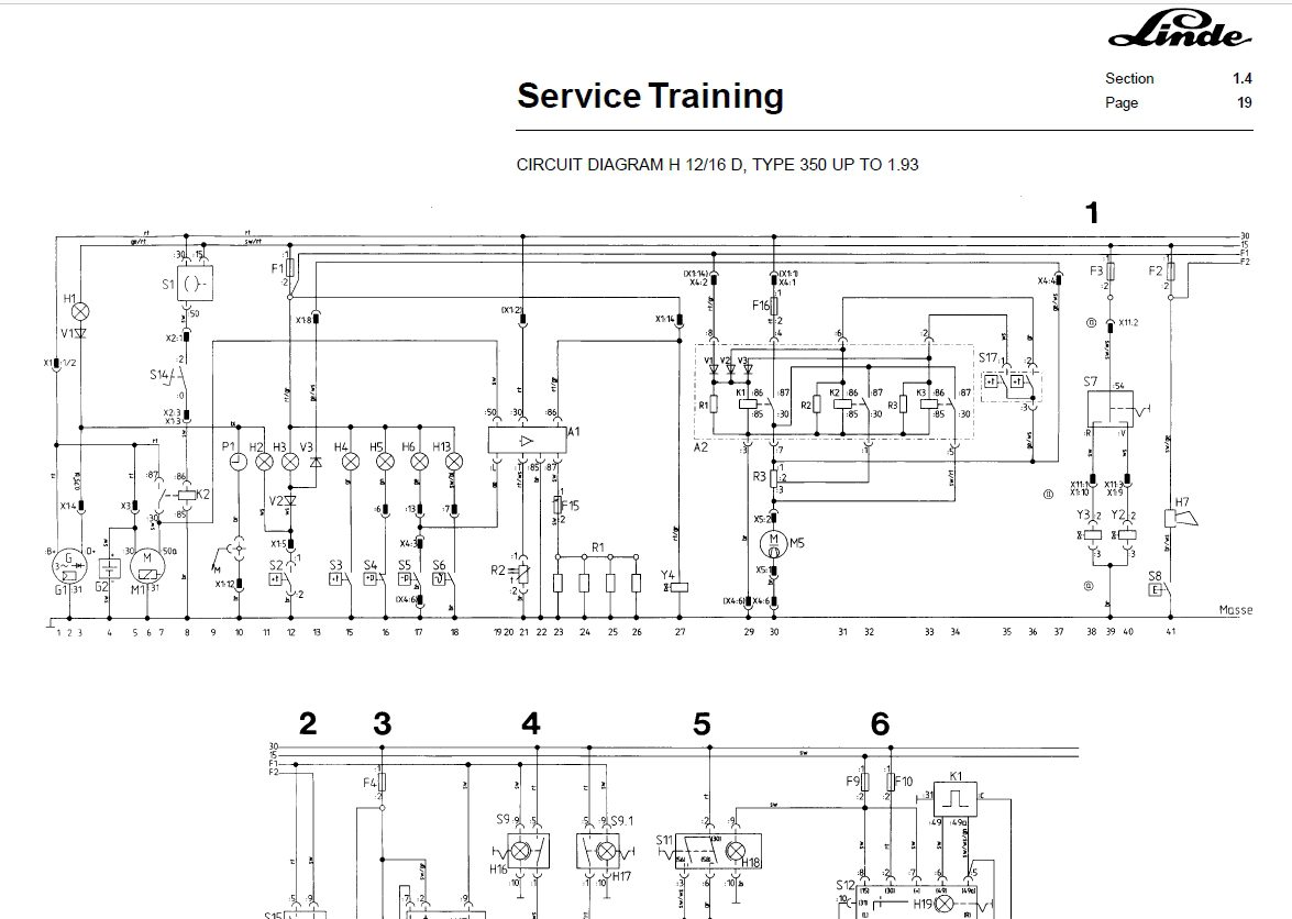 Linde IC Engined Truck H 1216 Type 350 Service Training 3