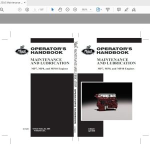 Mack 2010 MP7 MP8 and MP10 Engines Maintenance and Lubrication Operators Manual 1