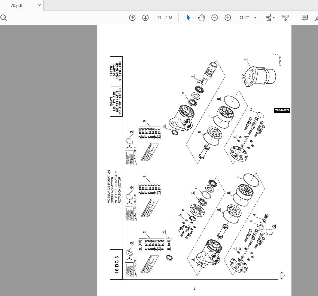 Manitou Access Platform 150 AET2 Repair Manual 547365EN 03.2005 2