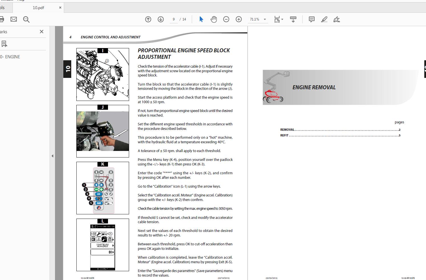 Manitou Access Platform 160 ATJ 180 ATJ EURO 3 Repair Manual 647123EN 09.06.2016 2