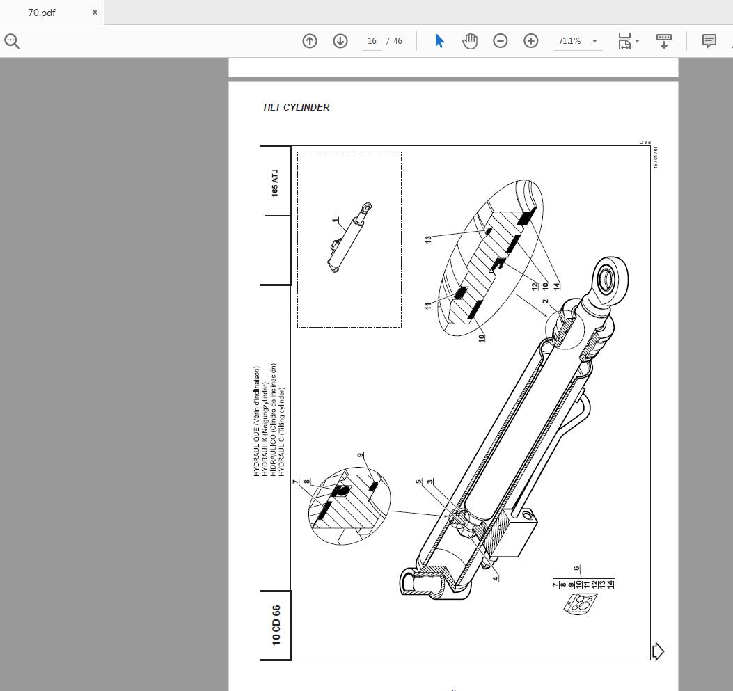 Manitou Access Platform 165 ATJ ATJS Repair Manual 547 343EN 3