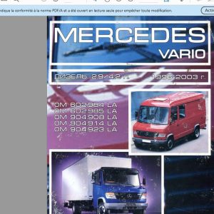 Mercedes Vario 1996 2003 PDF Service Manual 1