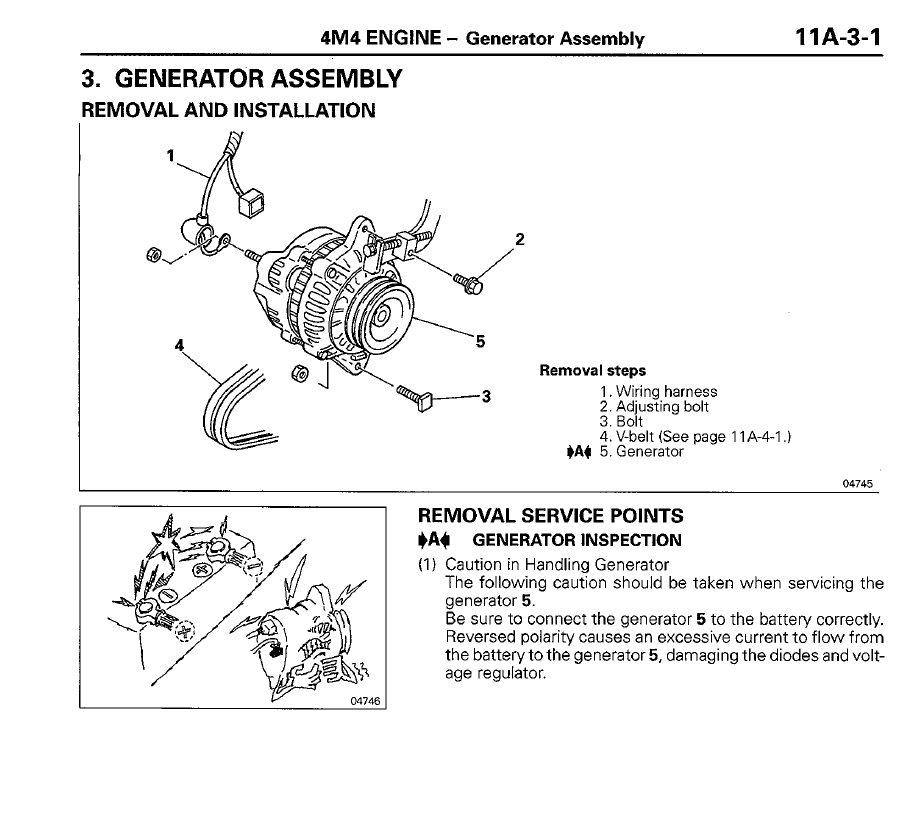Mitsubishi Engine 4M40 Service Manual PWEE9409 D 2