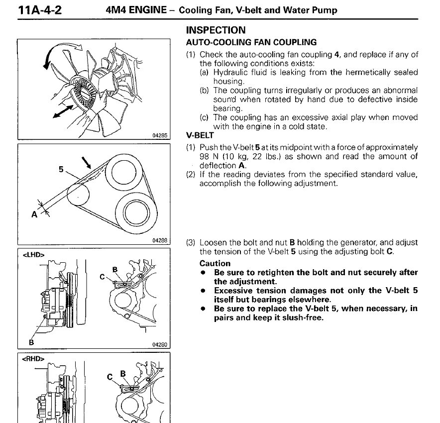 Mitsubishi Engine 4M40 Service Manual PWEE9409 D 3