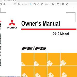 Mitsubishi FUSO FEFG 2012 Owners Manual 1