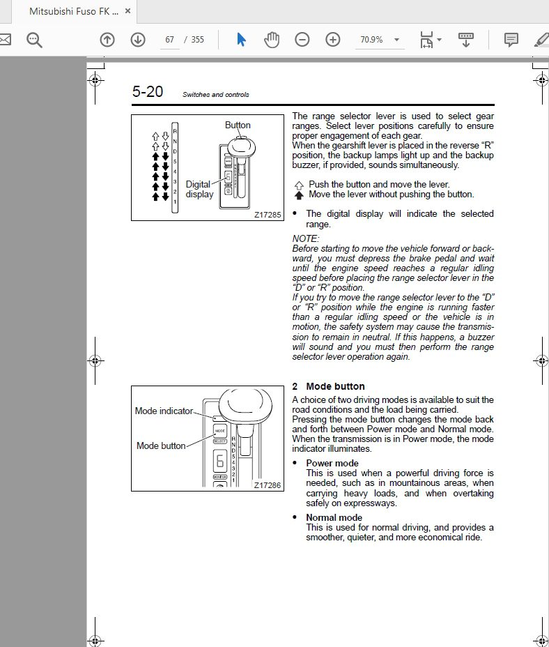 Mitsubishi Fuso FK 2008 Owners Manual 4