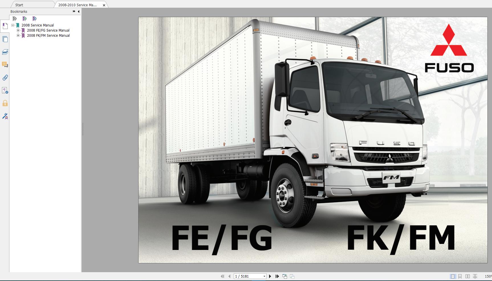Mitsubishi Truck Fuso 2016 Service Manual Full DVD9 1