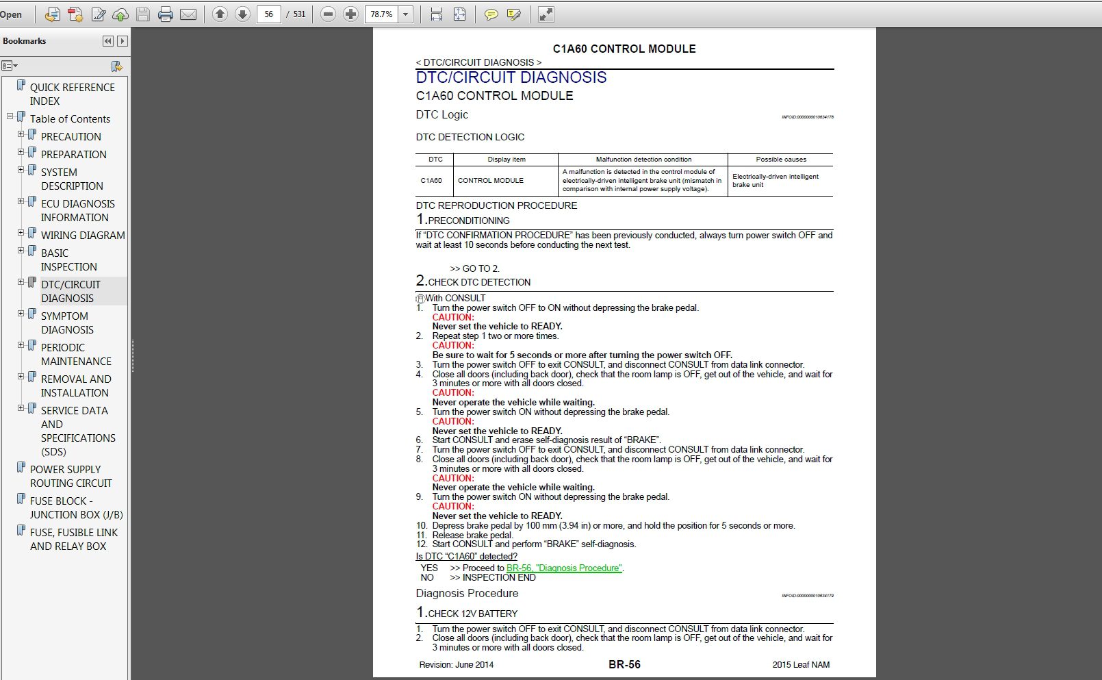 NISSAN LEAF ZE0 Series SM15EA0ZE0U0 2015 Service Manual 4